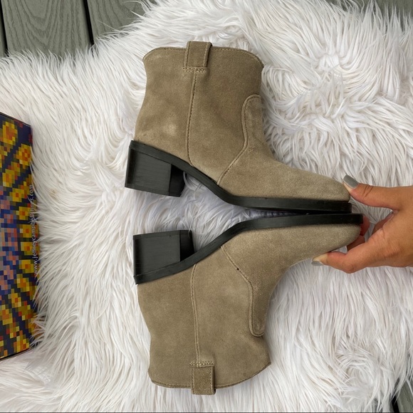 Jeffrey Campbell Suede Konda Ankle Boots - Picture 3 of 6